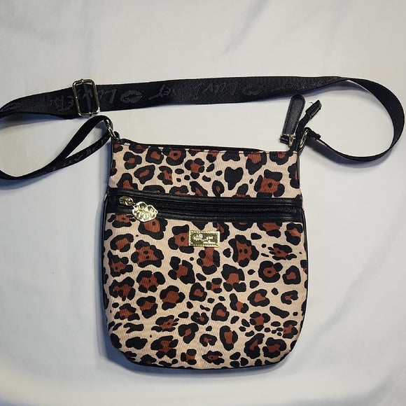 Betsey Johnson Luv Betsey Leopard Print Crossbody Bag Animal Print