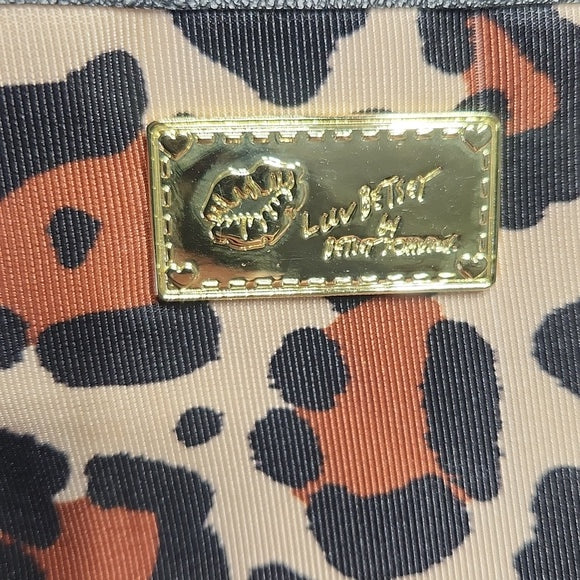 Betsey Johnson Luv Betsey Leopard Print Crossbody Bag Animal Print