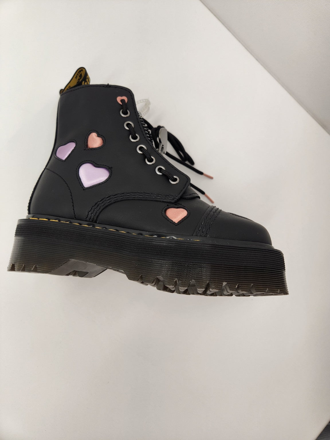 Dr. Martens Jadon Max Heart Platform Boots Women's Size 5