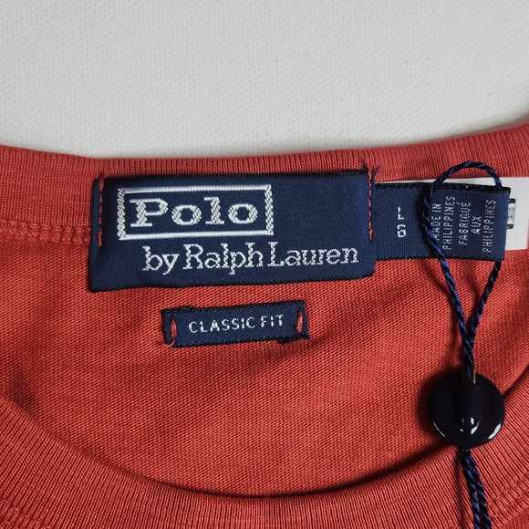 Polo Ralph Lauren Quality Goods American Flag Embroidered T-Shirt Men's Large