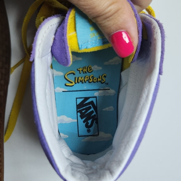 Vans x The Simpsons Lisa Simpson for President Sk8-Hi Shoes Women's 8